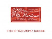 Etichette adesive per fioristi, fiorai e vivaisti (mm 40x20)  (cod.31G)